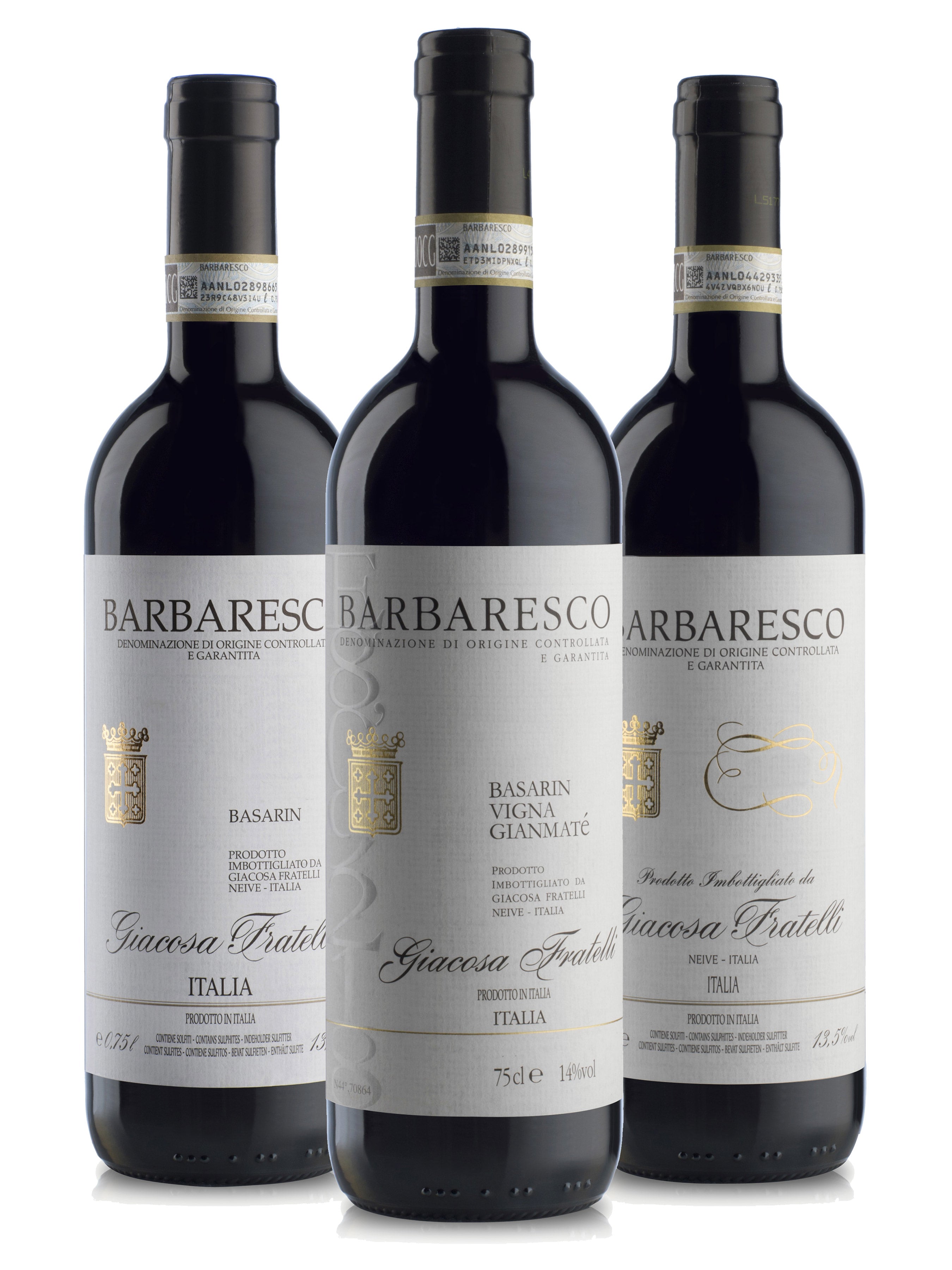 "Barbaresco's" Wine Box - 3 bottiglie x 0,75L