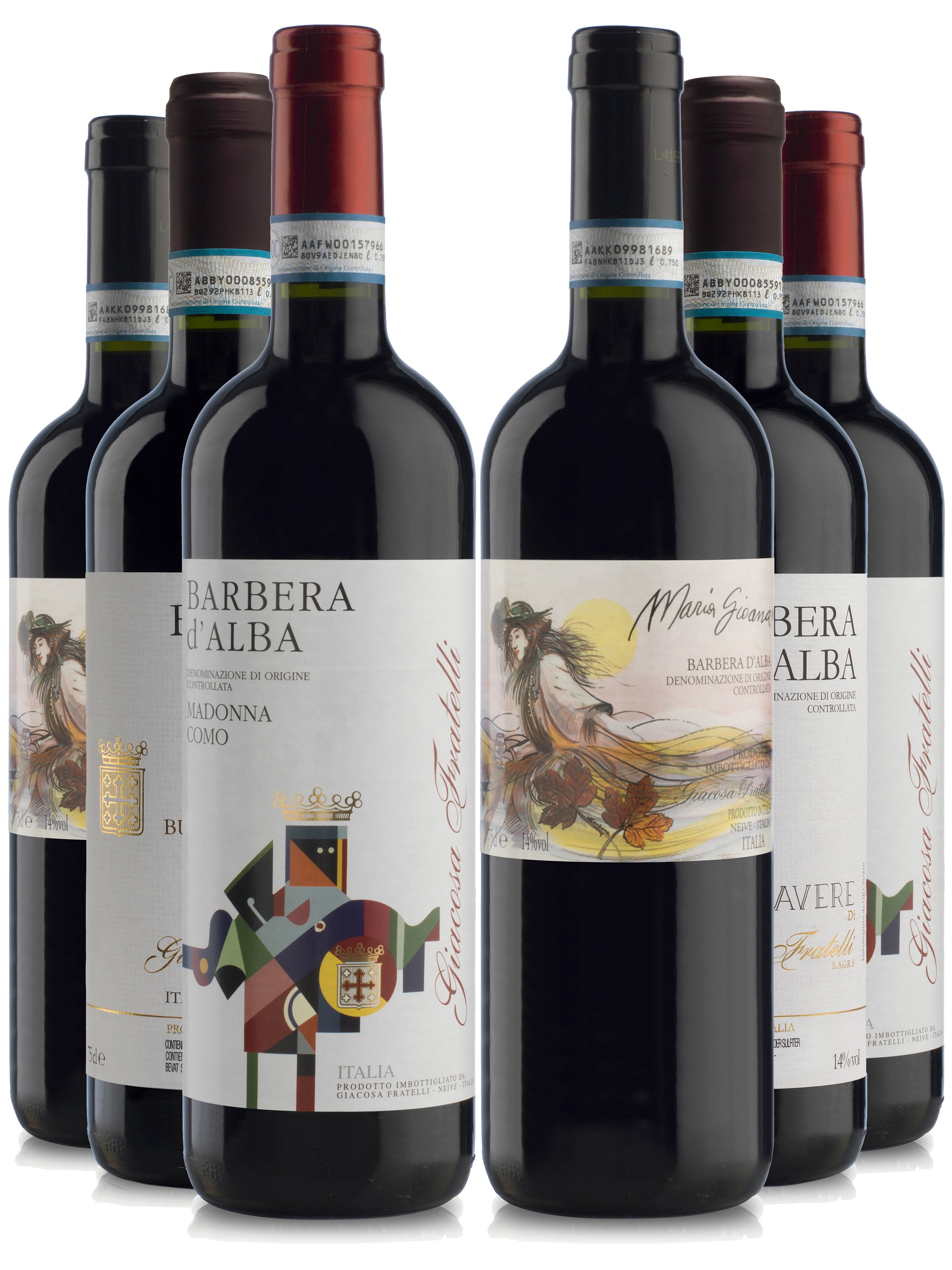 "La Donna" Wine Box - 6 bottiglie x 0,75L